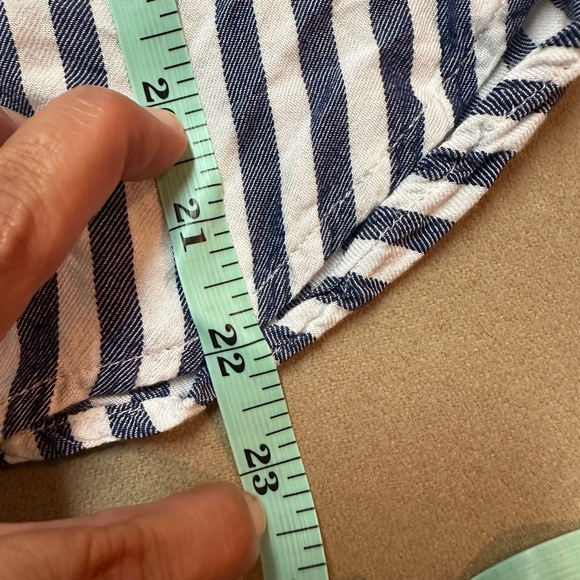 Workshop Republic Clothing Nautical Beach lightweight top Size Medium - Picture 5 of 5